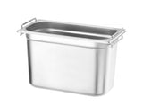 HENDI GN 1/3 behållare, dropped handles, HENDI, Profi Line PLUS, GN 1/3, 7,8L, Silver, 325x176x(H)200mm