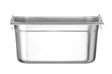 HENDI GN 1/3 behållare, dropped handles, HENDI, Profi Line PLUS, GN 1/3, 7,8L, Silver, 325x176x(H)200mm