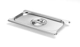 HENDI Lid för GN containers med handtag recess, HENDI, Profi Line PLUS, GN 1/1, Silver, 530x325mm