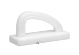 HENDI skärbräda scraper, HENDI, vit, 170x60x(H)95mm, rektangulär