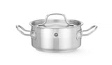 HENDI Stew pot low - med lock, HENDI, Profi Line, 1,5L, ⌀160x(H)75mm