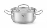 HENDI Stew pot low - med lock, HENDI, Kitchen Line, 1,4L, ⌀160x(H)75mm