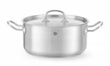 HENDI Stew pot low - med lock, HENDI, Kitchen Line, 1,4L, ⌀160x(H)75mm