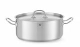 HENDI Stew pot low - med lock, HENDI, Kitchen Line, 1,4L, ⌀160x(H)75mm