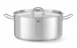 HENDI Stew pot low - med lock, HENDI, Kitchen Line, 1,4L, ⌀160x(H)75mm