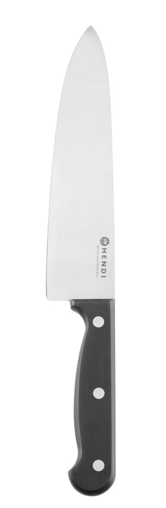 HENDI Chef's kniv 200 mm, stamped, HENDI, Profi Line, svart, (L)340mm