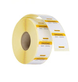 HENDI Daily food safety labels, multi-use, easy removable , HENDI, Monday, blå, 1000 pcs., 25x25mm