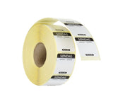 HENDI Daily food safety labels, multi-use, easy removable , HENDI, Monday, blå, 1000 pcs., 25x25mm