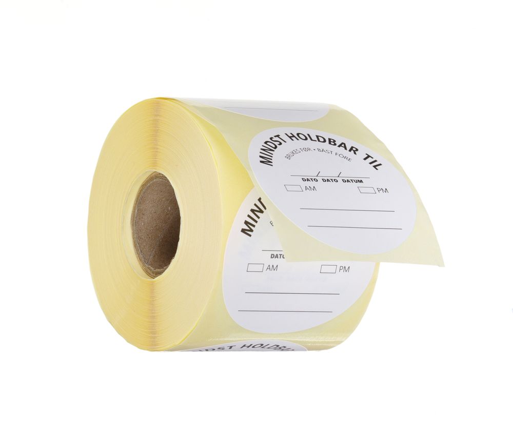 HENDI Food safety labels, multi-use, easy removable, “USE BEFORE”, HENDI, vit, 500 pcs., ⌀50mm