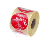 HENDI Food safety stickers, multi-use, easy removable, “USE FIRST”, HENDI, röd, 500 pcs., ⌀50mm