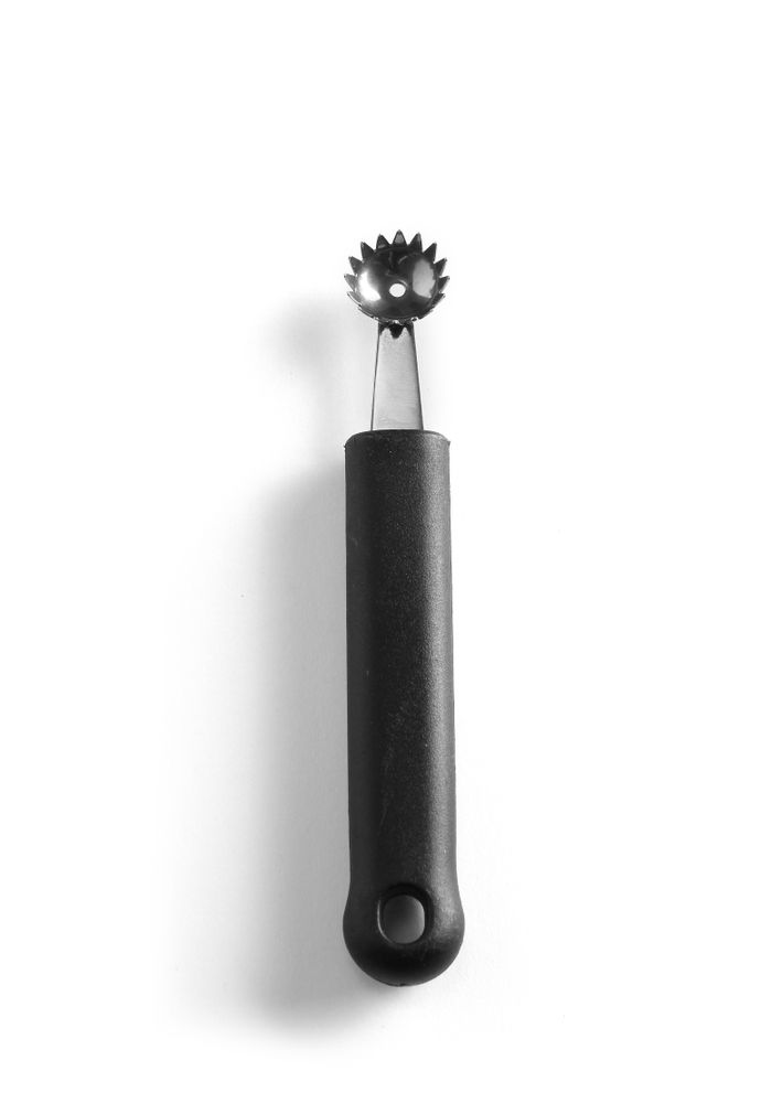 HENDI Melon scoop serrated, HENDI, svart, (L)150mm