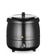 HENDI Soup kettle, HENDI, Kitchen Line, 8L, svart, 220-240V/400W, ⌀330x(H)363mm