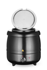 HENDI Soup kettle, HENDI, Kitchen Line, 8L, svart, 220-240V/400W, ⌀330x(H)363mm