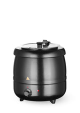 HENDI Soup kettle, HENDI, Kitchen Line, 8L, svart, 220-240V/400W, ⌀330x(H)363mm