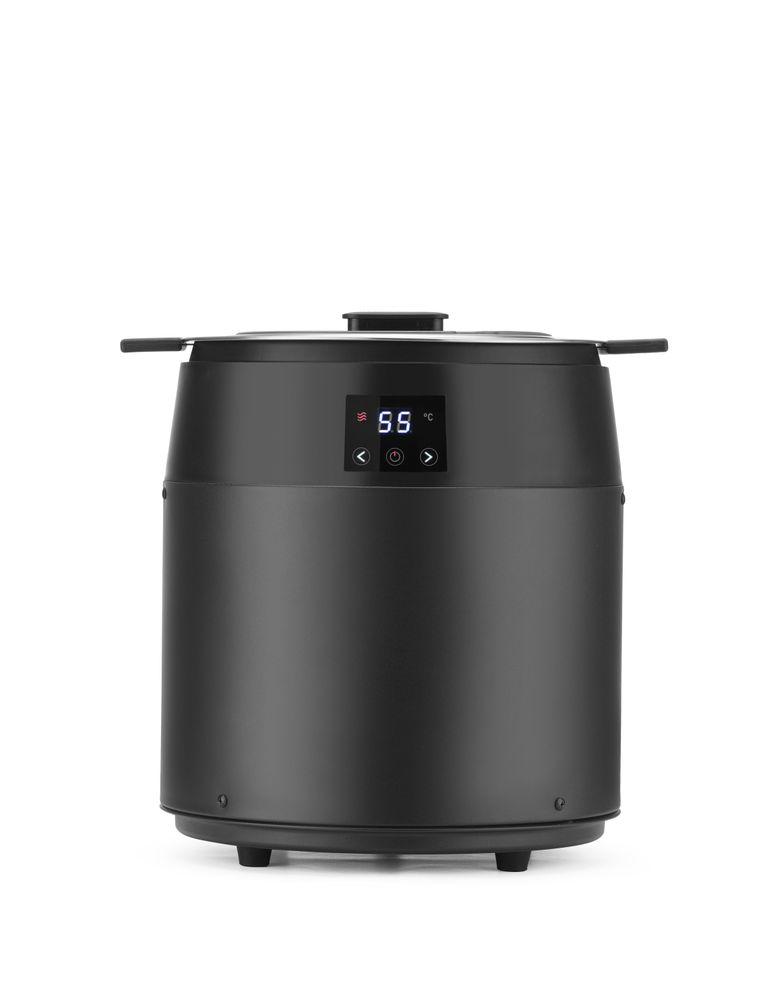 HENDI Soup kettle waterless, 10L, HENDI, 10L, svart, 230V/450W, ⌀330x(H)398mm