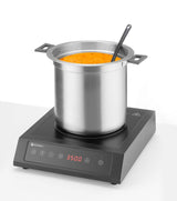 HENDI Soup kettle waterless, 10L, HENDI, 10L, svart, 230V/450W, ⌀330x(H)398mm