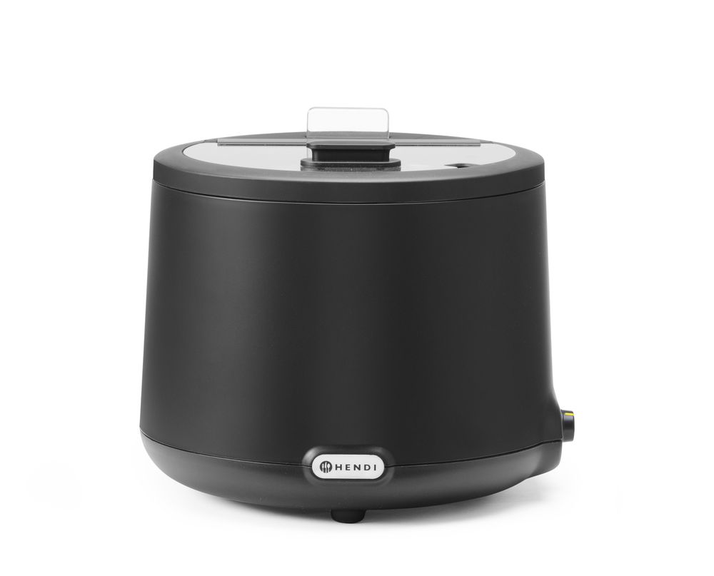 HENDI Soup kettle UNIQ, analogue control, HENDI, 8L, svart, 230V/500W, 367x385x(H)325mm
