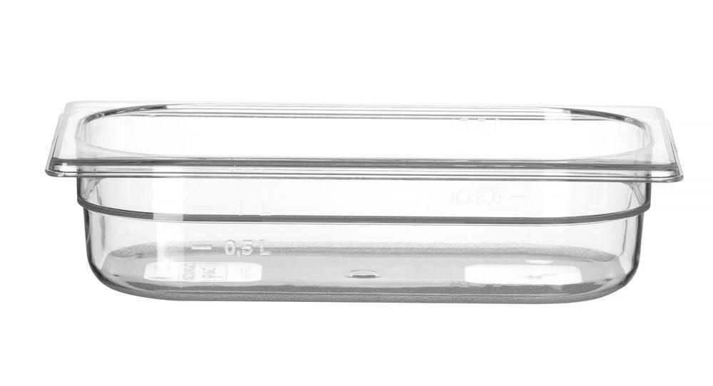 HENDI GN 1/4 behållare COOL, HENDI, COOL, GN 1/4, 1,7L, Transparent, 265x163x(H)65mm