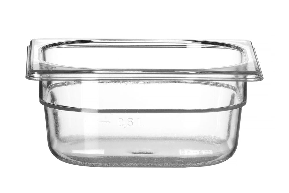 HENDI GN 1/6 behållare COOL, HENDI, COOL, GN 1/6, 1L, Transparent, 176x162x(H)65mm