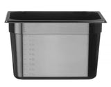 HENDI GN 1/2 behållare COOL, HENDI, COOL, GN 1/2, 4L, svart, 325x265x(H)65mm