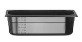 HENDI GN 1/3 behållare COOL, HENDI, COOL, GN 1/3, 2,5L, svart, 325x176x(H)65mm