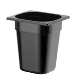 HENDI GN 1/6 behållare COOL, HENDI, COOL, GN 1/6, 1L, svart, 176x162x(H)65mm