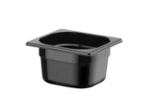 HENDI GN 1/6 behållare COOL, HENDI, COOL, GN 1/6, 1L, svart, 176x162x(H)65mm