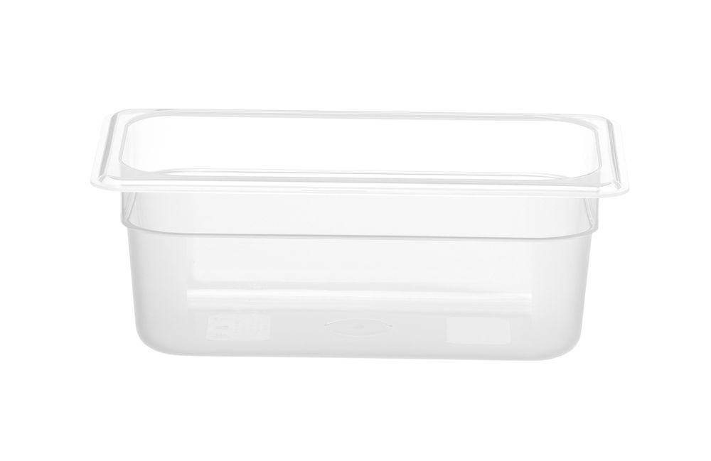 HENDI GN 1/4 behållare, HENDI, Kitchen Line, GN 1/4, 2,4L, Transparent, 265x160x(H)100mm