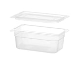 HENDI GN 1/4 behållare, HENDI, Kitchen Line, GN 1/4, 2,4L, Transparent, 265x160x(H)100mm