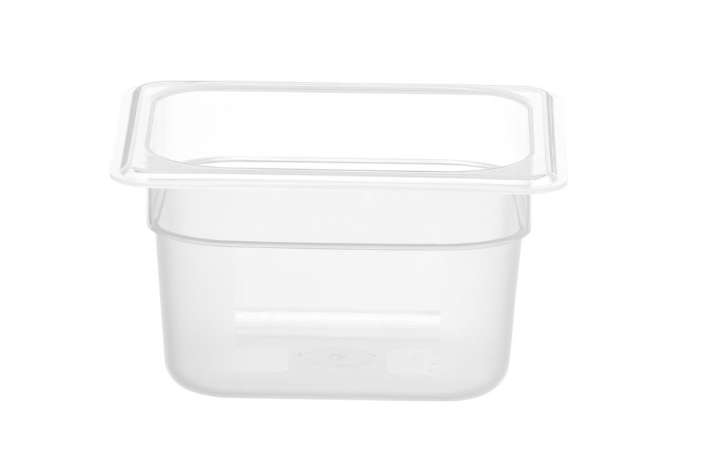 HENDI GN 1/6 behållare, HENDI, Kitchen Line, GN 1/6, 1,4L, Transparent, 175x160x(H)100mm