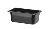 HENDI GN 1/4 behållare, HENDI, Kitchen Line, GN 1/4, 2,4L, svart, 265x160x(H)100mm