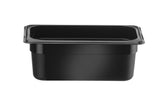 HENDI GN 1/4 behållare, HENDI, Kitchen Line, GN 1/4, 2,4L, svart, 265x160x(H)100mm