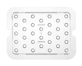 HENDI Drainer tallrik för GN containers COOL, HENDI, COOL, GN 1/1, Transparent, 530x325mm
