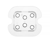 HENDI Drainer tallrik för GN containers COOL, HENDI, COOL, GN 1/1, Transparent, 530x325mm