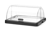 HENDI Roll top cooling display Duo UNIQ, HENDI, designed by Robert Bronwasser, Single, svart, 460x355x(H)220mm, rektangulär