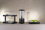 HENDI Roll top cooling display Duo UNIQ, HENDI, designed by Robert Bronwasser, Single, svart, 460x355x(H)220mm, rektangulär