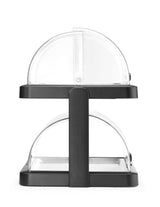 HENDI Roll top cooling display Duo UNIQ, HENDI, designed by Robert Bronwasser, Single, svart, 460x355x(H)220mm, rektangulär