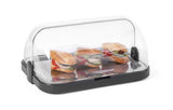 HENDI Roll-top cooling display, single, HENDI, Dark grey, 440x320x(H)205mm, rektangulär