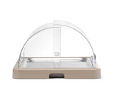 HENDI Roll top cooling display Duo UNIQ, HENDI, designed by Robert Bronwasser, Single, svart, 460x355x(H)220mm, rektangulär