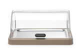 HENDI Roll top cooling display Duo UNIQ, HENDI, designed by Robert Bronwasser, Single, svart, 460x355x(H)220mm, rektangulär