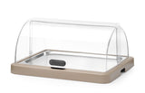 HENDI Roll top cooling display Duo UNIQ, HENDI, designed by Robert Bronwasser, Single, svart, 460x355x(H)220mm, rektangulär