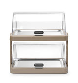 HENDI Roll top cooling display Duo UNIQ, HENDI, designed by Robert Bronwasser, Single, svart, 460x355x(H)220mm, rektangulär