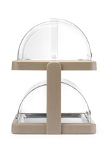 HENDI Roll top cooling display Duo UNIQ, HENDI, designed by Robert Bronwasser, Single, svart, 460x355x(H)220mm, rektangulär