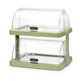 HENDI Roll top cooling display Duo UNIQ, HENDI, designed by Robert Bronwasser, Single, svart, 460x355x(H)220mm, rektangulär