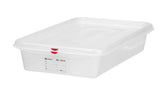 HENDI GN 2/3 behållare, polypropylene, HENDI, GN 2/3, 9L, Transparent, 354x325x(H)100mm, rektangulär