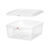 HENDI GN 2/3 behållare, polypropylene, HENDI, GN 2/3, 9L, Transparent, 354x325x(H)100mm, rektangulär
