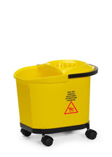 HENDI Mop bucket, HENDI, 16L, Yellow, 405x296x(H)340mm