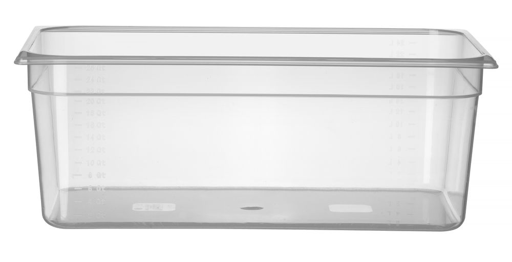 HENDI behållare GN 1/1 polypropylene, HENDI, Profi Line, GN 1/1, 24L, Transparent, 530x325x(H)200mm
