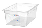 HENDI behållare GN 1/1 HACCP, HENDI, GN 1/1, 9L, Transparent, 530x325x(H)65mm