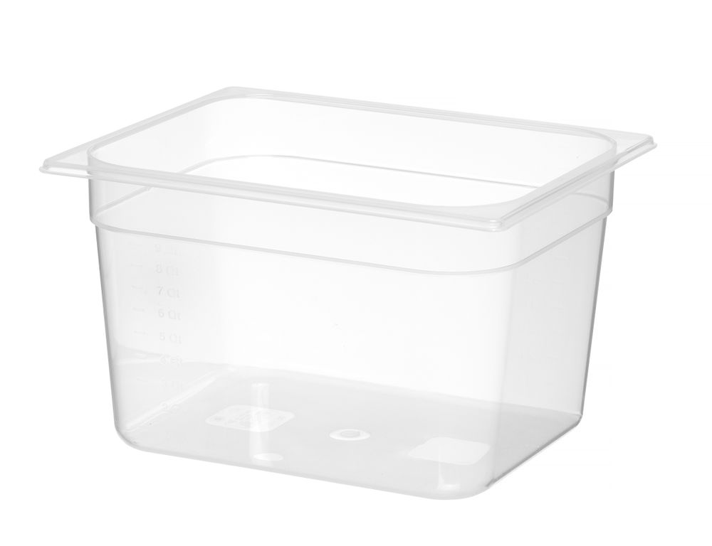 HENDI behållare GN 1/2 polypropylene, HENDI, Profi Line, GN 1/2, 11L, Transparent, 325x265x(H)200mm